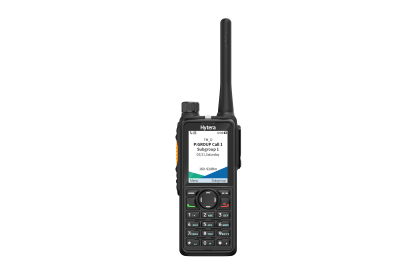 Hyteran ammatillinen radiopuhelin digitaalisella näytöllä ja näppäimistöllä