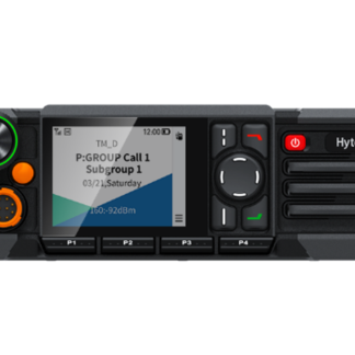 Hyteran musta suuritehoinen DMR-mobiiliradio