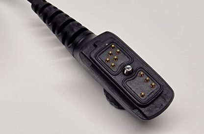 BDC EM3227C D-shaped ear/mic; coil cord for THR-9 - Image 2