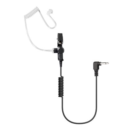 BDC E42 Acoustic tube earphone coiled cord angeled connector 3,5m