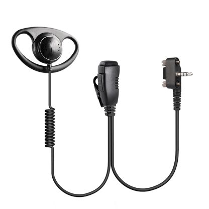 BDC EM3227C D-shaped ear/mic; coil cord Vertex