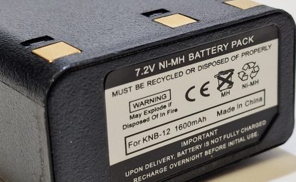PTK-12/KNB-12 1800 mAh NiMh TK250/350 - Image 2